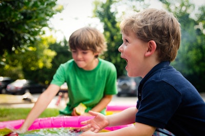 Kids Playing With Water